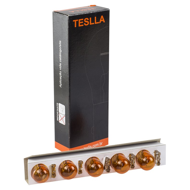 10 Lâmpadas Âmbar 12V 2021W - Teslla - T6941Ab
