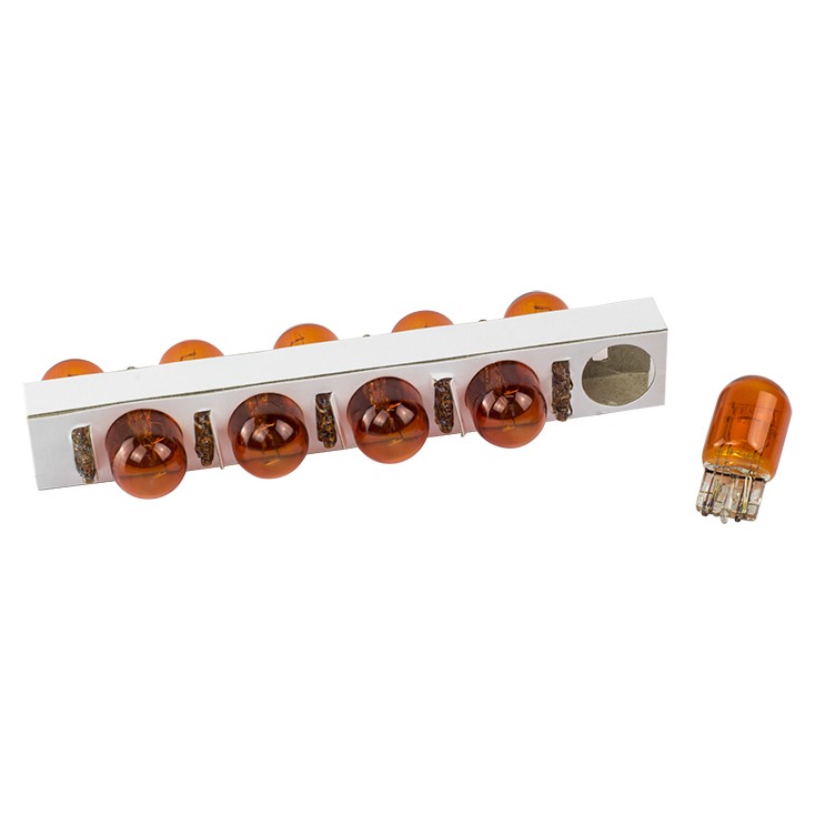 10 Lâmpadas Âmbar 12V 21/5W - Teslla - T6942Ab