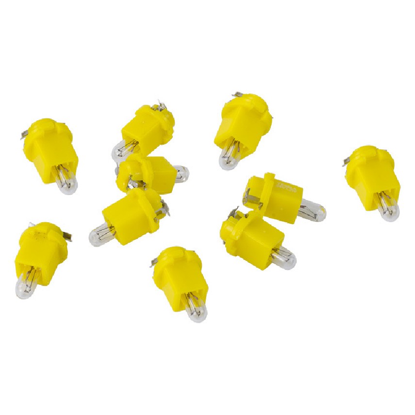 10 Lâmpadas Amarela 24V 1,2W - Teslla - T2742Mf