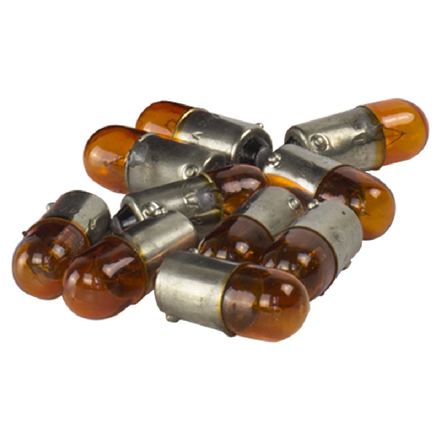 10 Lâmpadas Âmbar 24V 4W - Teslla - T69Vab