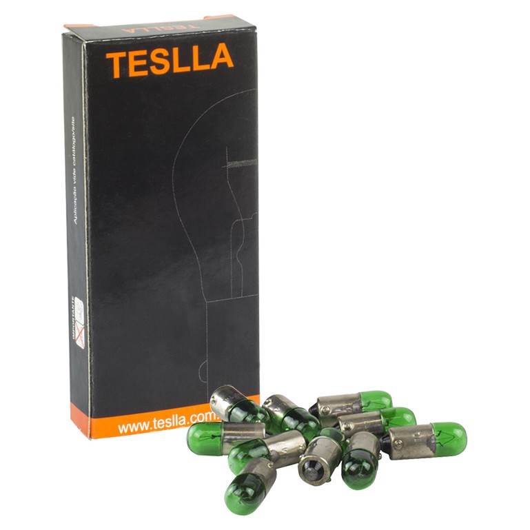 10 Lâmpadas Verde 24V 4W - Teslla - T69Vvd