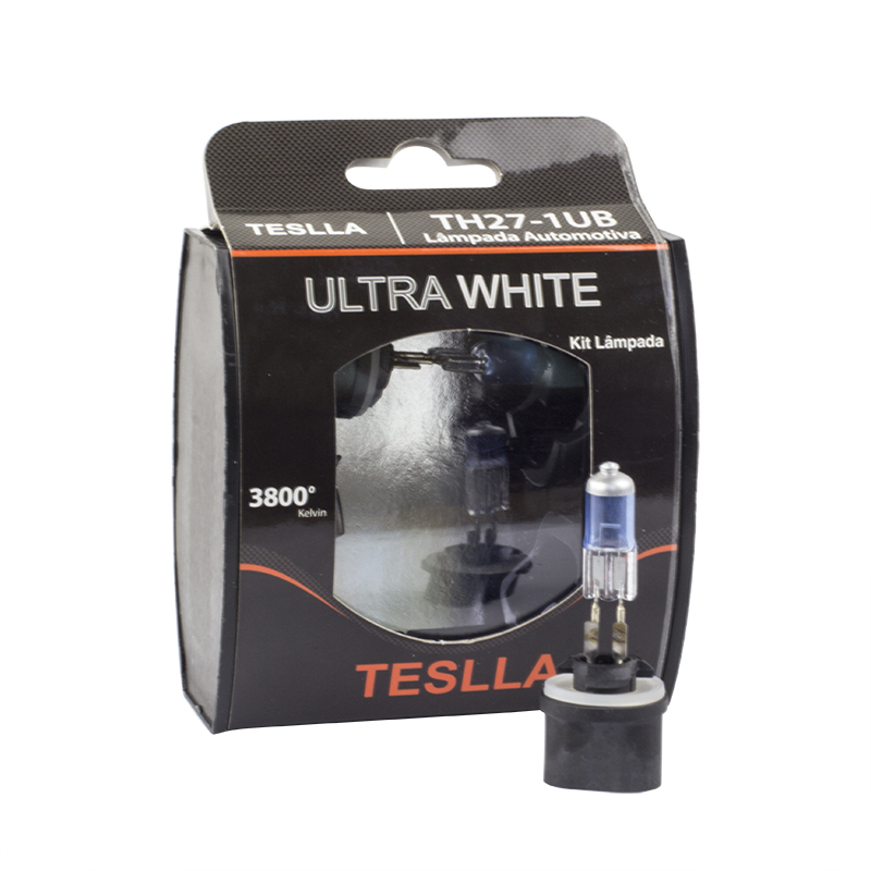Par Lâmpada Ultra Branca H27 12V 50W - Teslla - Th27-1Ub