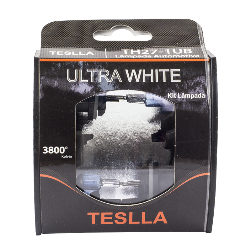 Par Lâmpada Ultra Branca H27 12V 50W - Teslla - Th27-1Ub