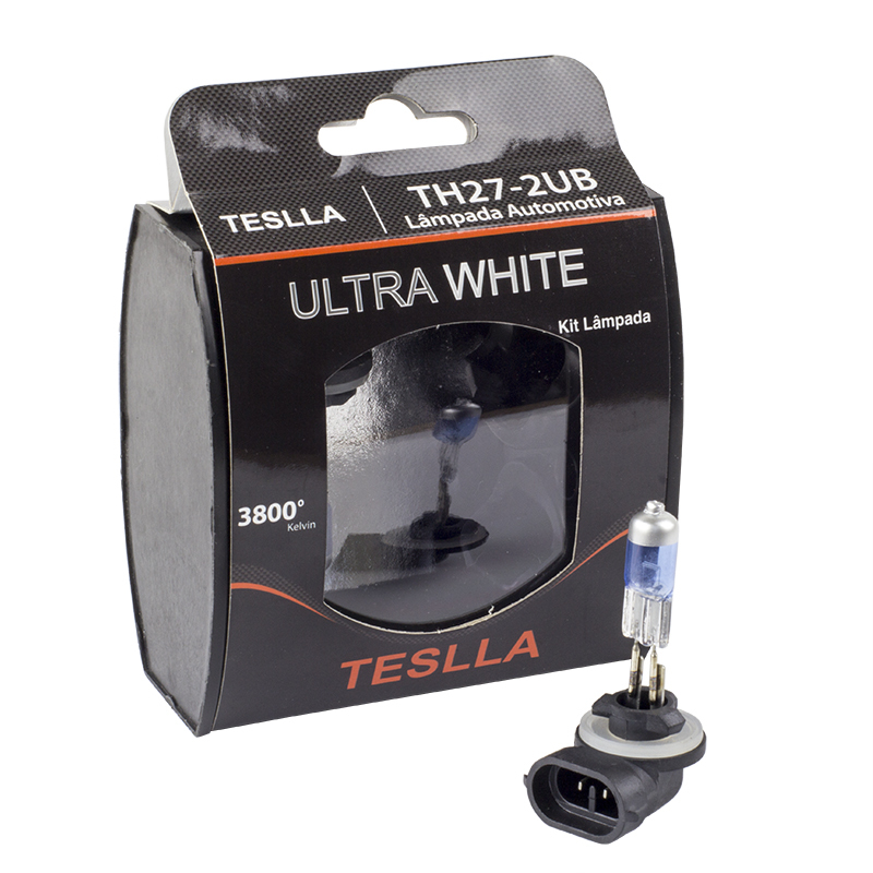 Par Lâmpada Ultra Branca H27 12V 50W - Teslla - Th27-2Ub