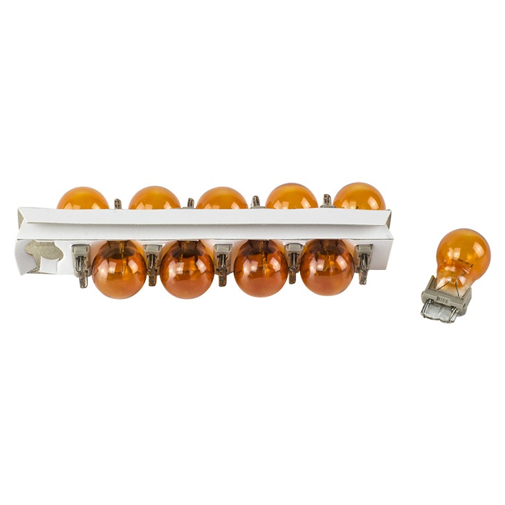 10 Lâmpadas Âmbar 12V 27W - Teslla - T3156Ab