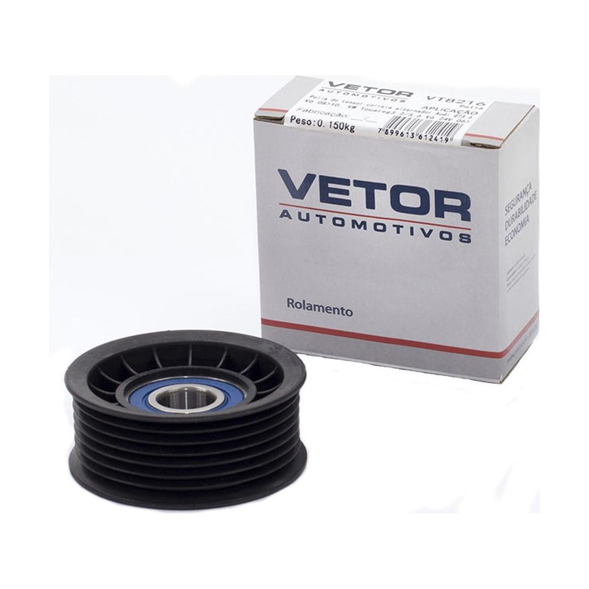 Polia do Alternador para Audi Q7 e Volkswagen Touareg - Vetor - Vt8216