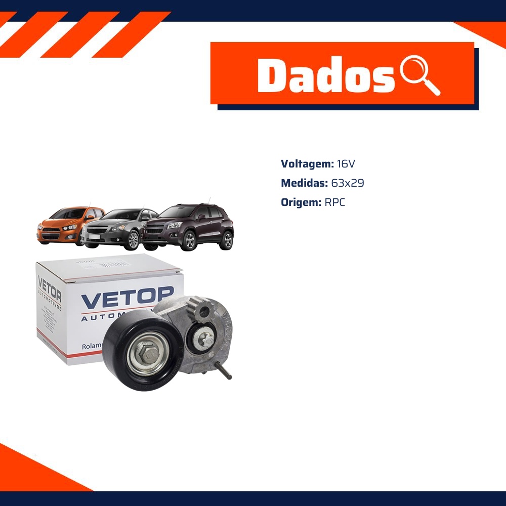 Rolamento Tensor da Correia - Vetor - Vt8409