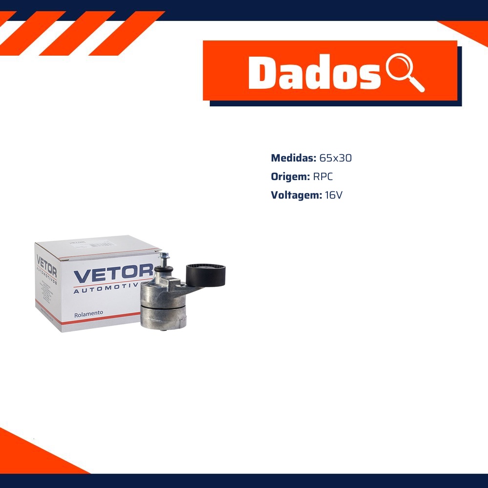Rolamento Tensor da Correia para Ford Transit - Vetor - Vt8248