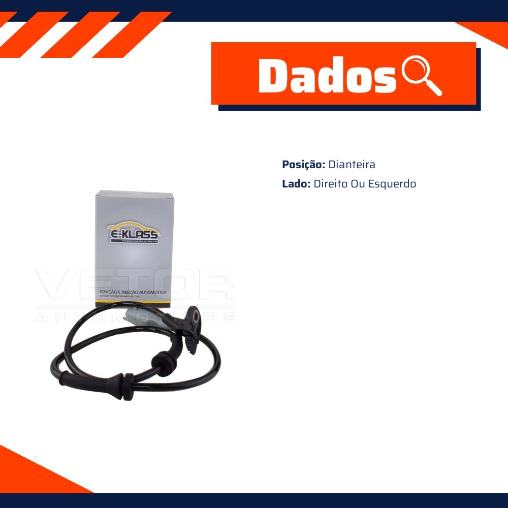 Sensor do ABS Dianteiro Direito ou Esquerdo - E-Klass - Esa122