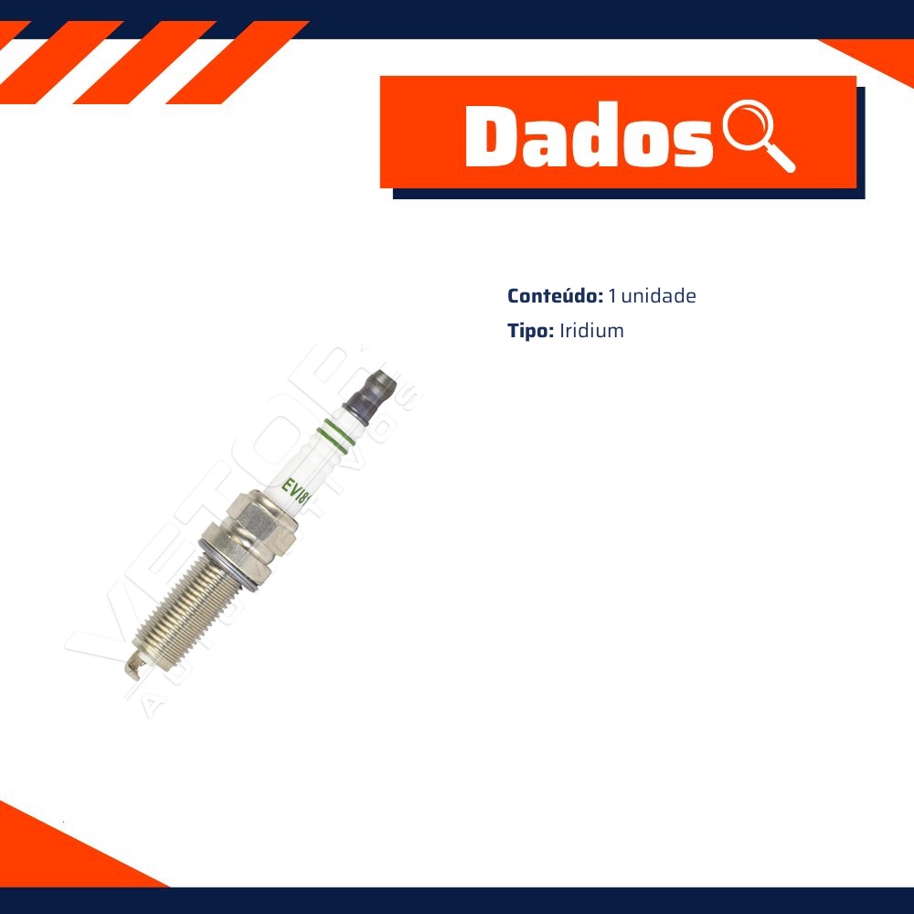 Vela de Ignição Iridium para Toyota Corolla - E-Klass - Evi811