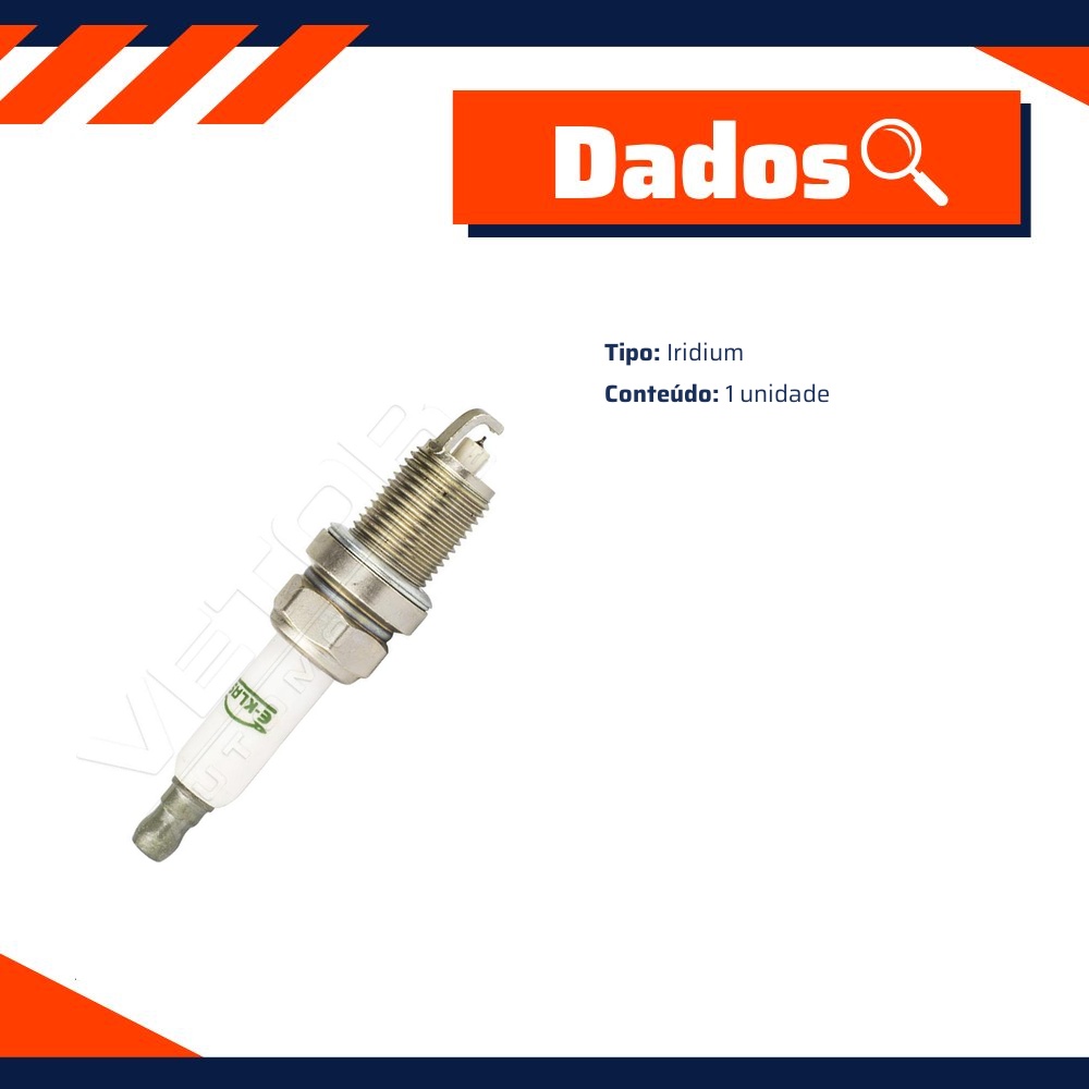 Vela de Ignição Iridium - E-Klass - Evi640