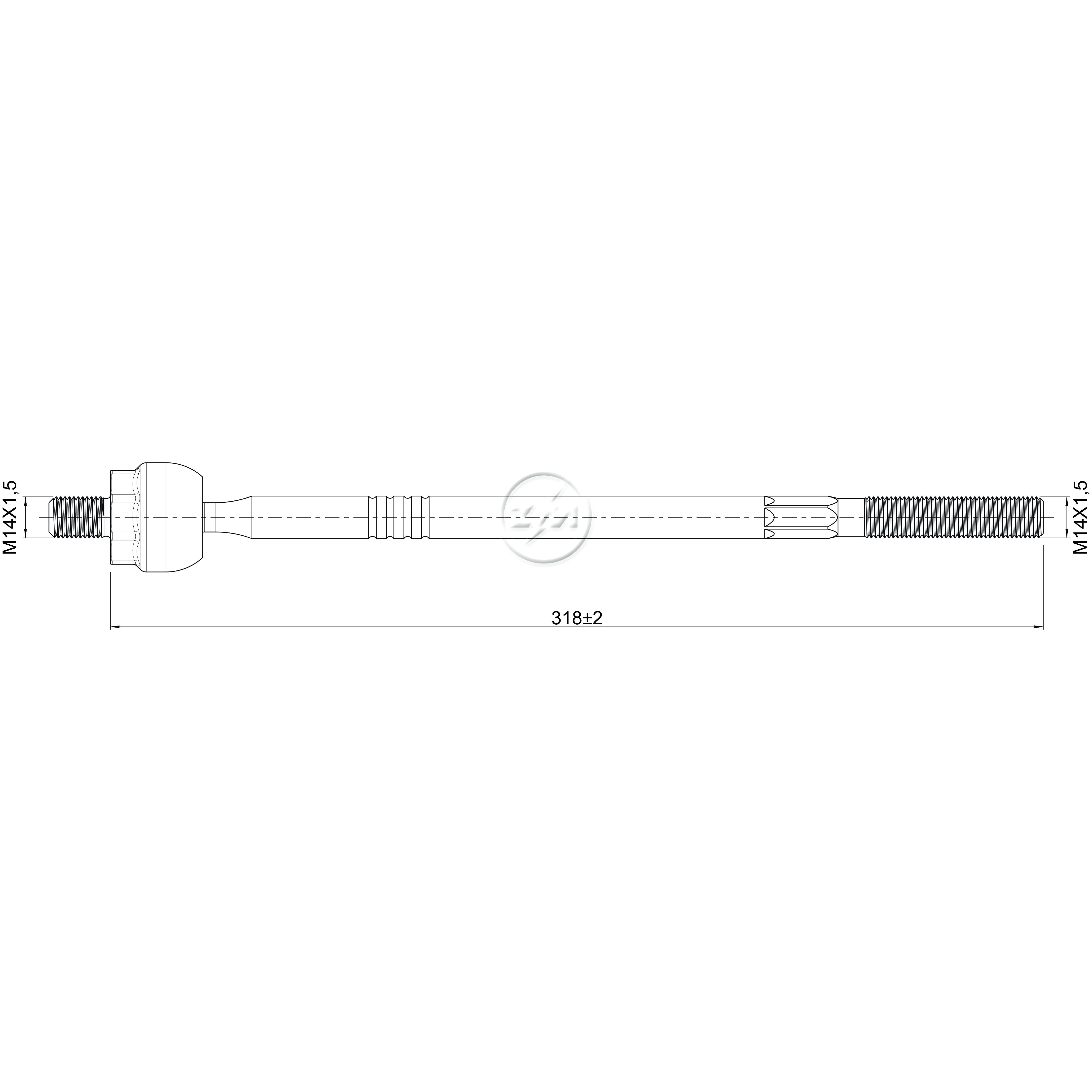 Terminal Axial - ZM - 170.112.12