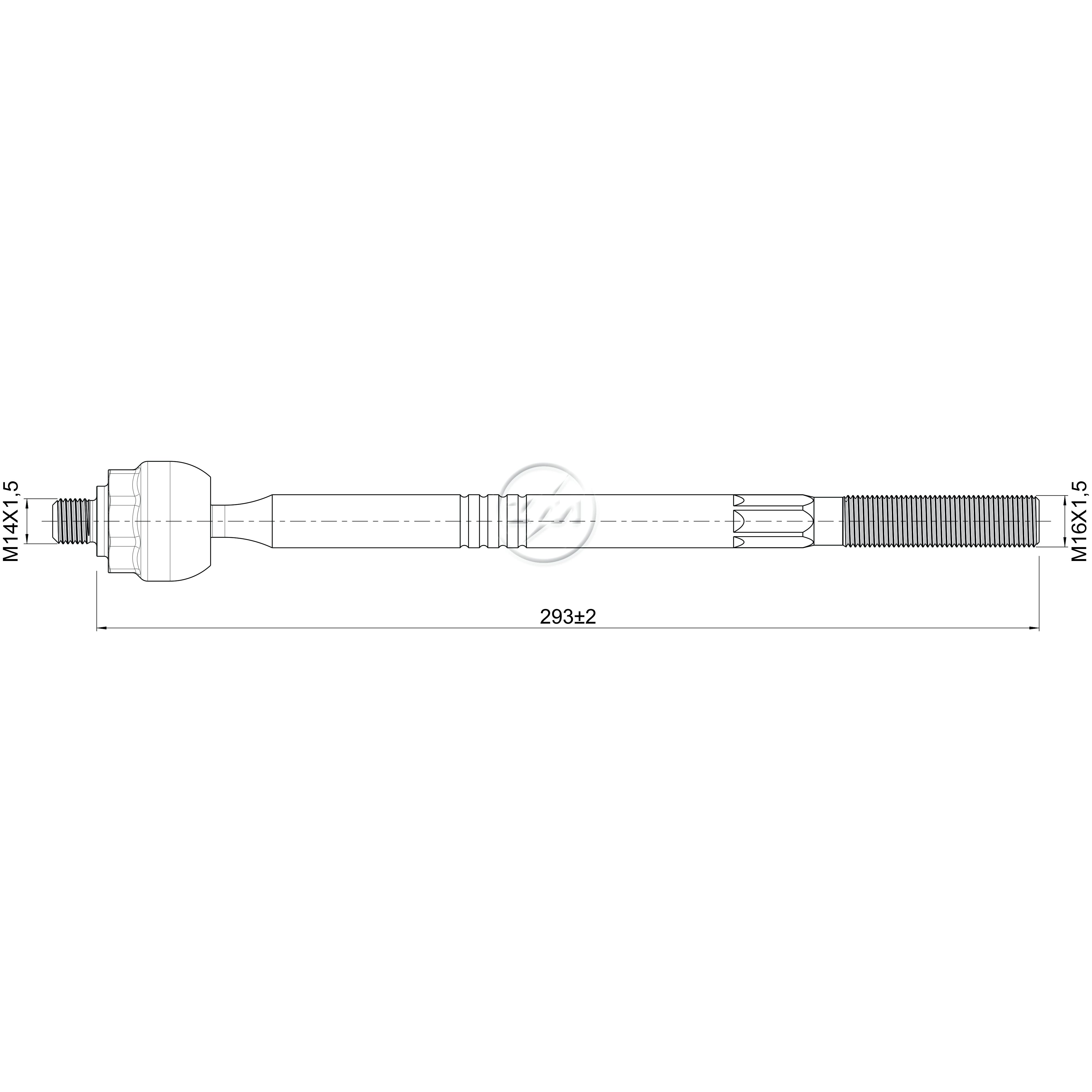 Terminal Axial - ZM - 170.114.58