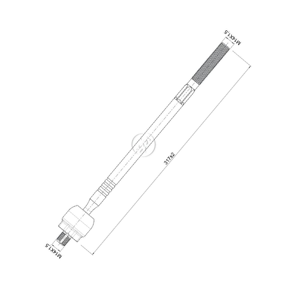 Terminal Axial - ZM - 170.116.01