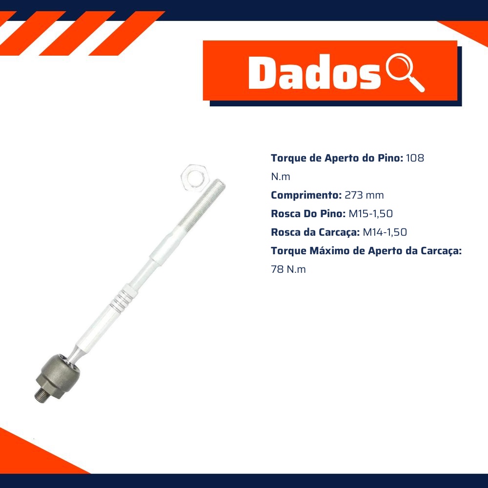 Terminal Axial para Toyota Corolla - ZM - 170.116.03