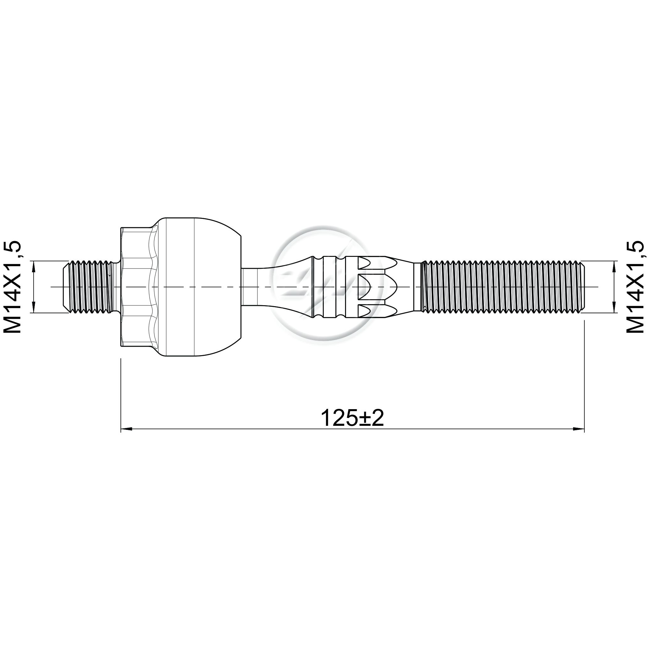 Terminal Axial para Honda Accord - ZM - 170.116.42
