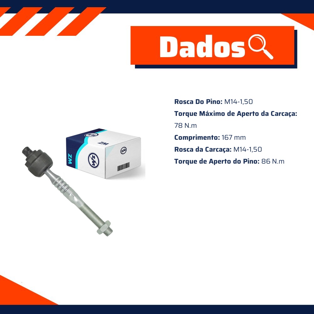 Terminal Axial para Honda Civic - ZM - 170.116.51