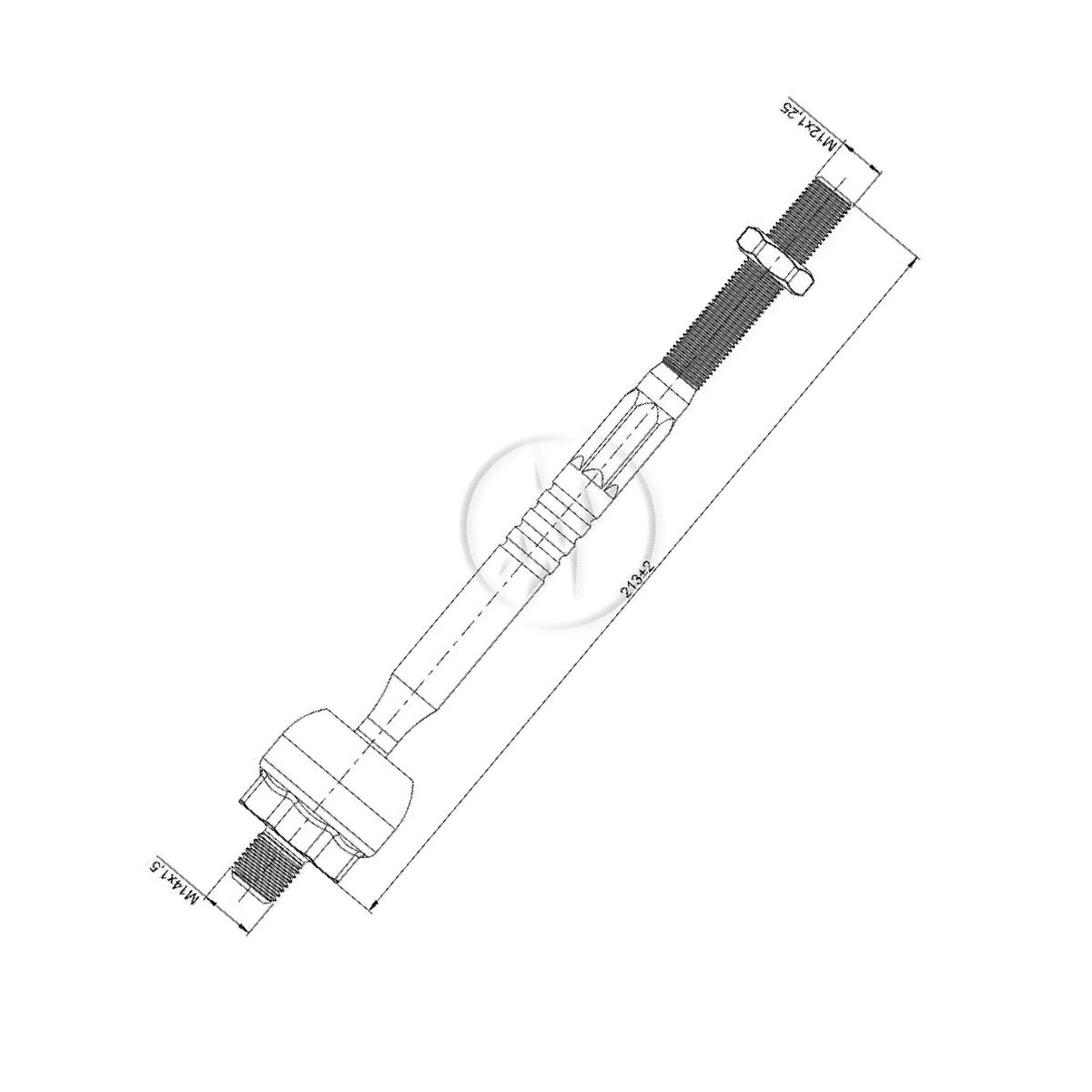 Terminal Axial para Nissan Sentra - ZM - 170.116.74