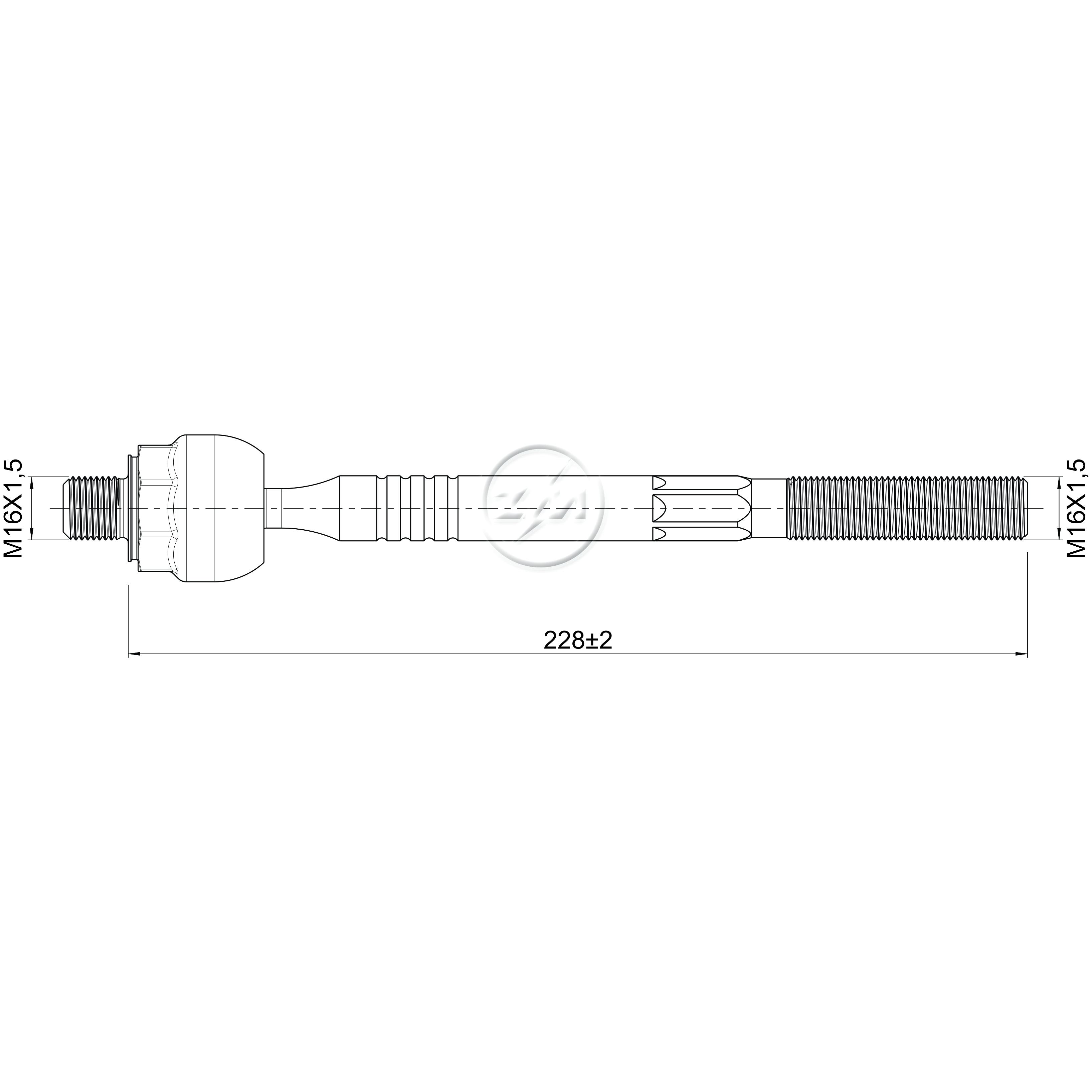 Terminal Axial - ZM - 170.118.04