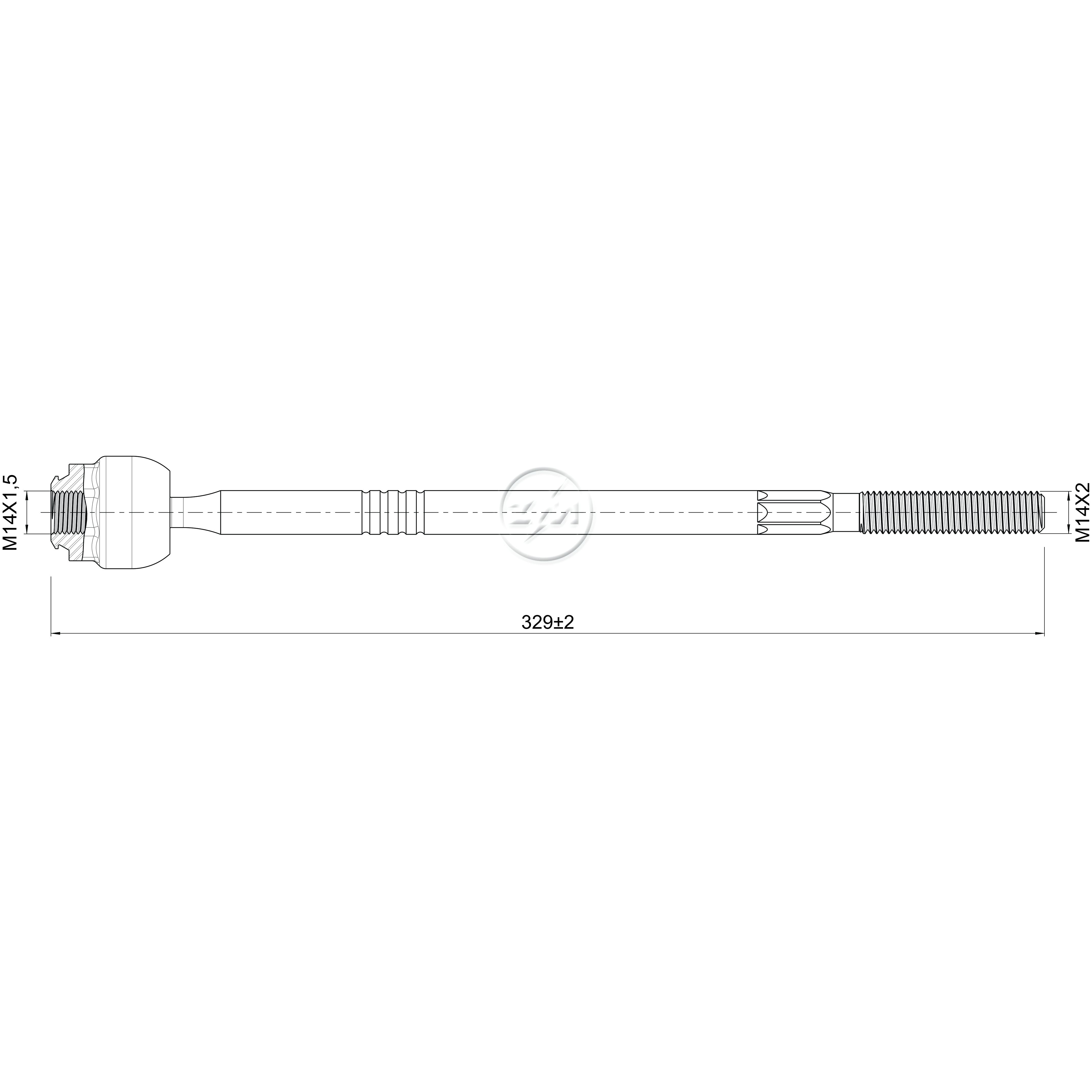 Terminal Axial - ZM - 170.124.51