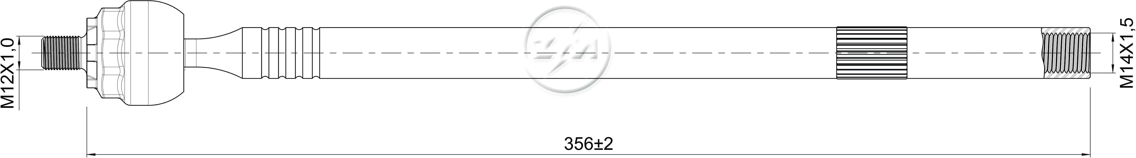Terminal Axial - ZM - 170.130.53