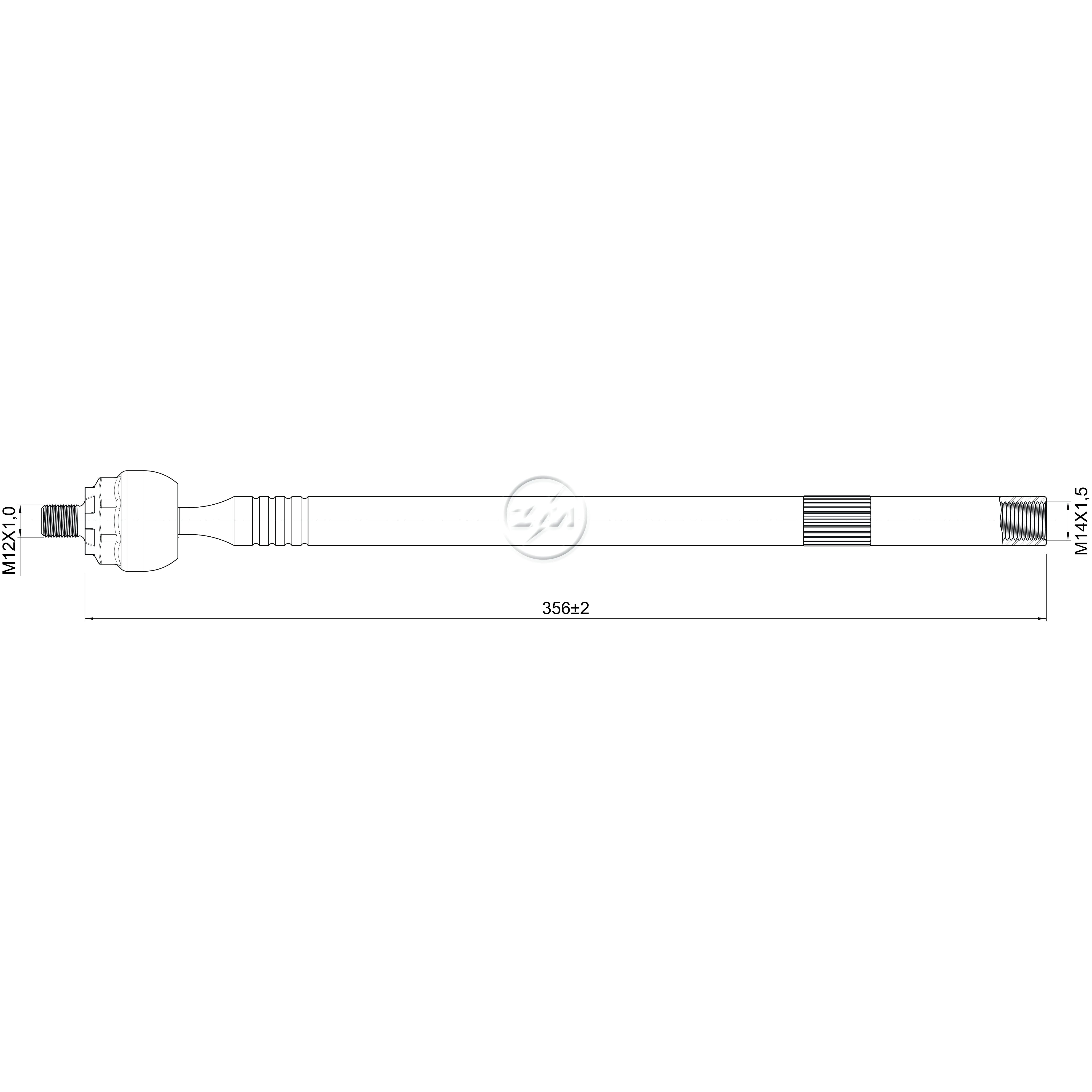 Terminal Axial - ZM - 170.130.53