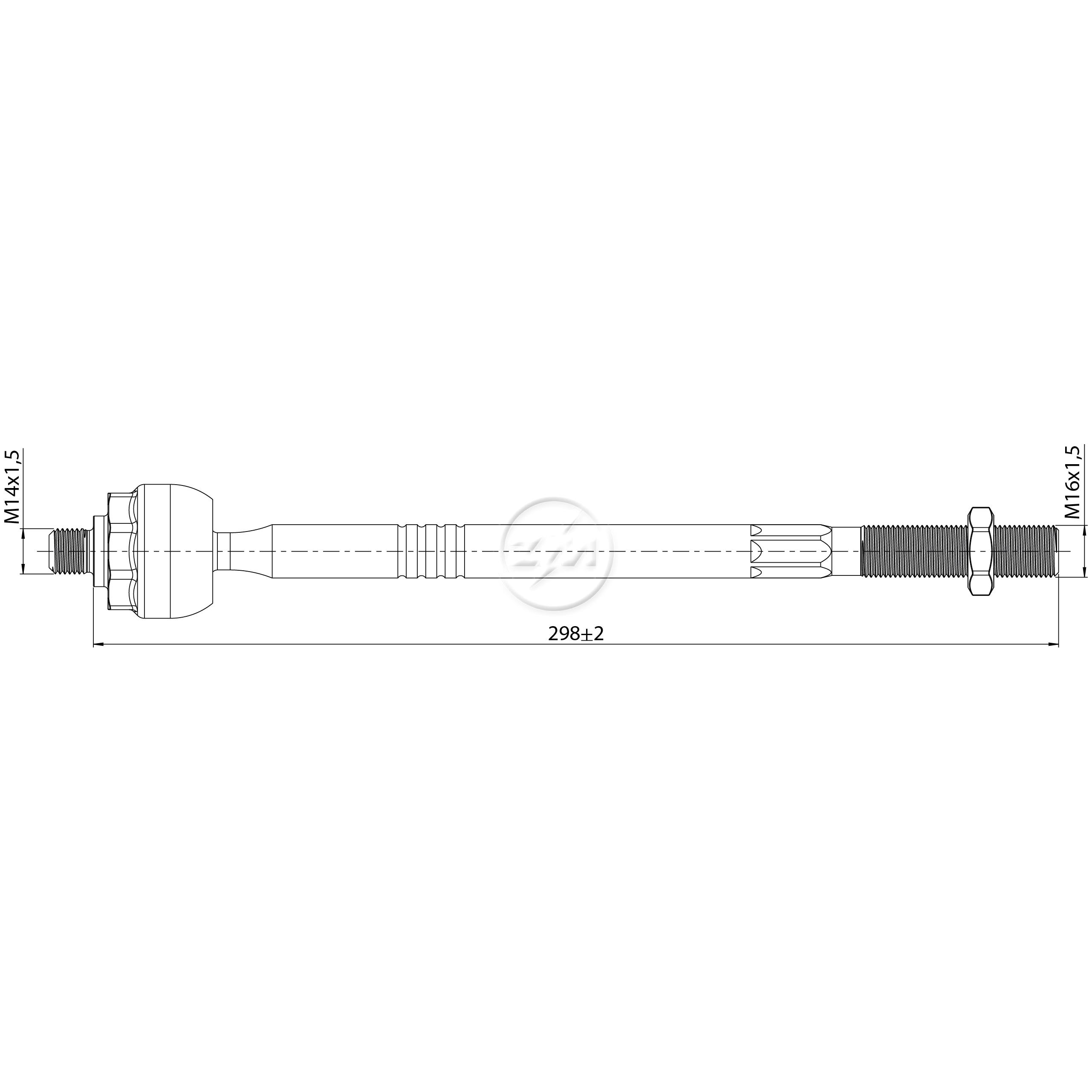 Terminal Axial para Fiat Toro - ZM - 170.210.03