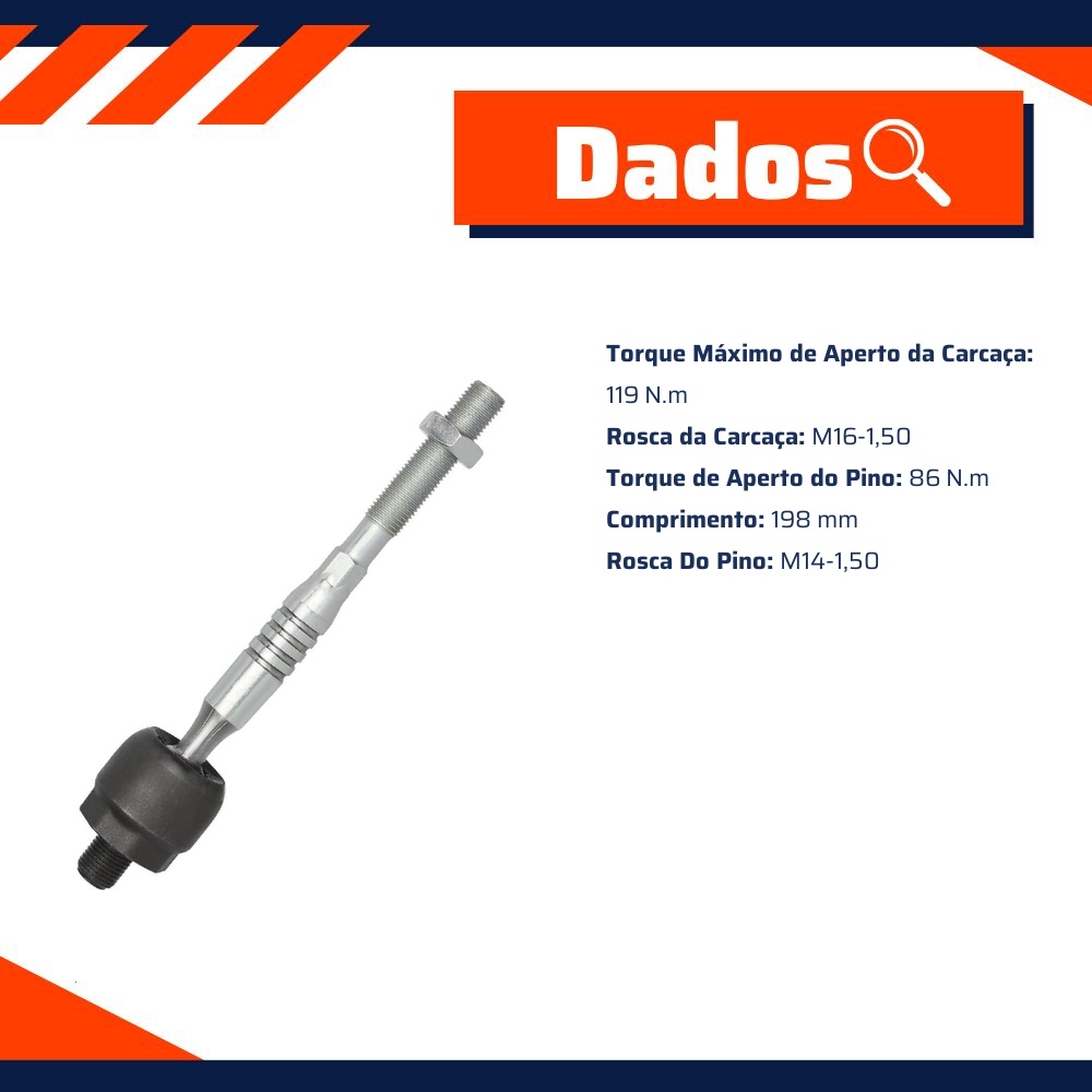 Terminal Axial para Nissan Frontier - ZM - 170.216.72