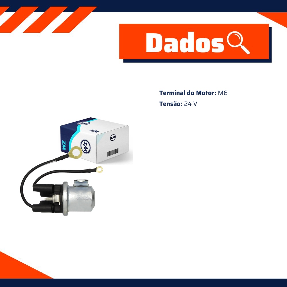 Relê Auxiliar de Partida para Volvo VM 210 R - ZM - 2-408