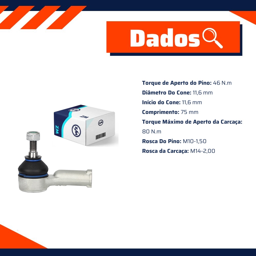 Terminal de Direção - ZM - 270.114.53