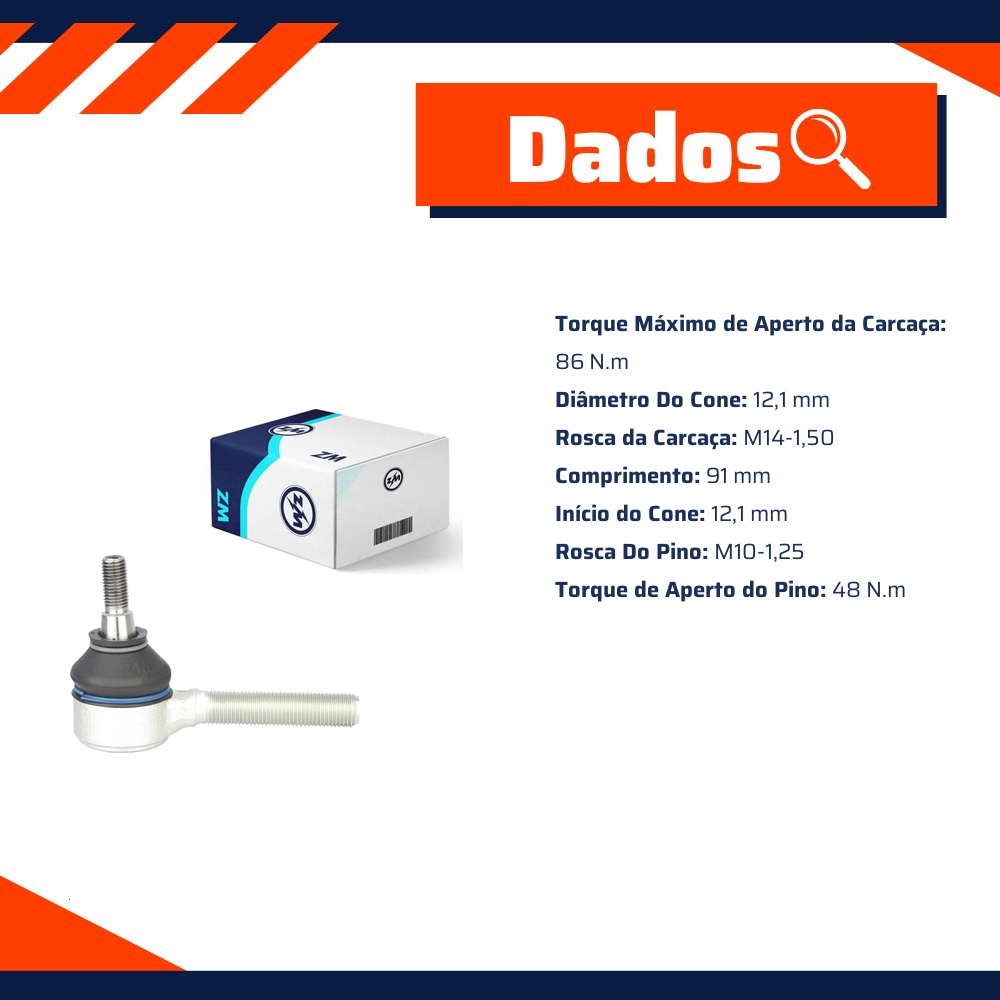 Terminal de Direção - ZM - 270.130.50