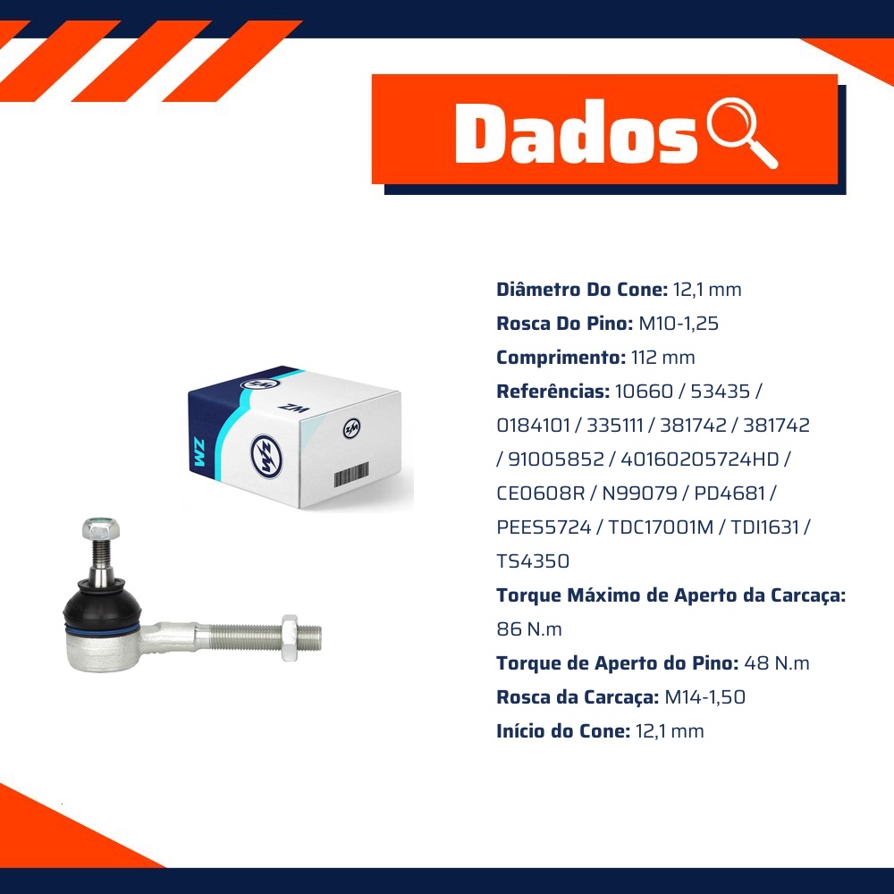 Terminal de Direção - ZM - 270.131.51
