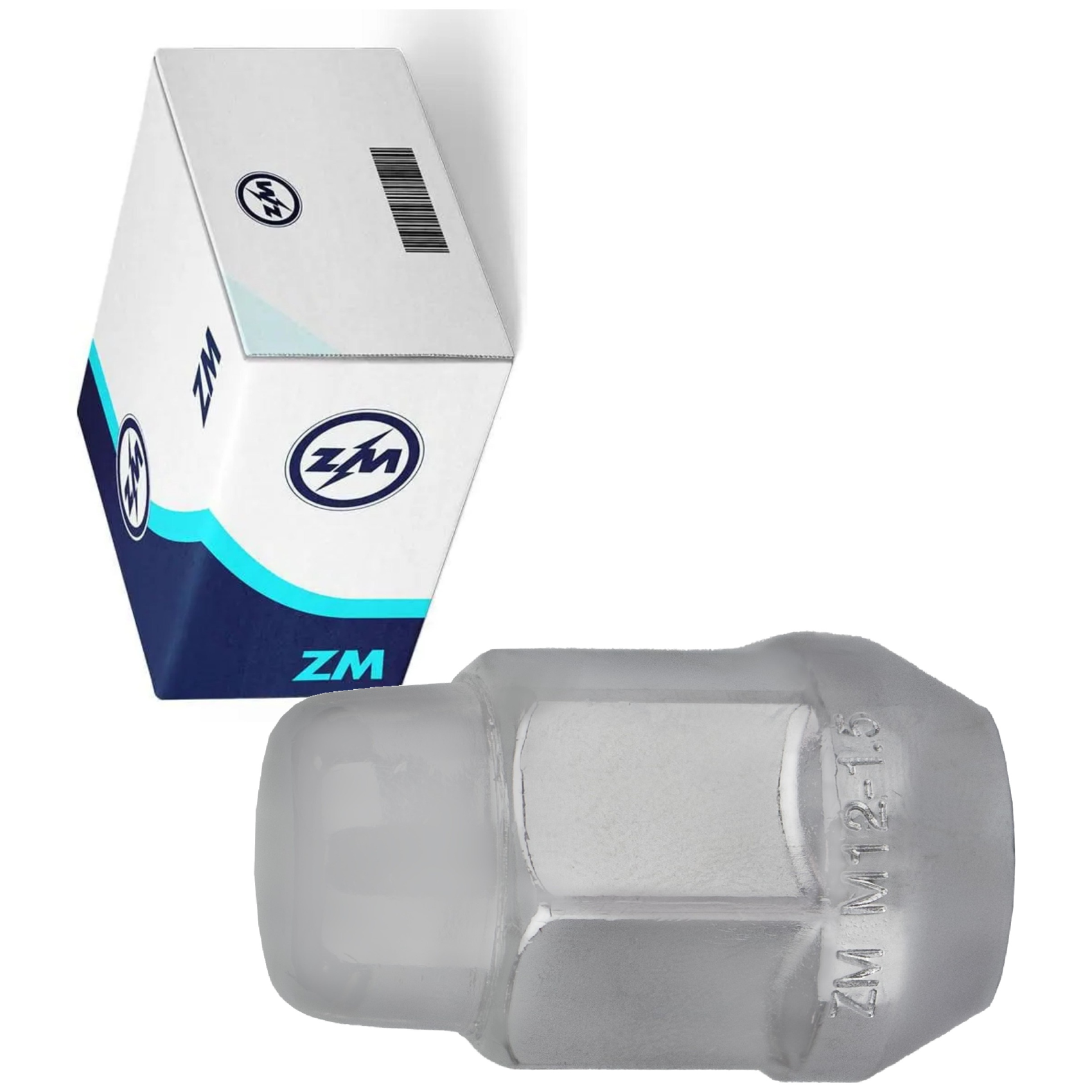 Kit 50 Porca da Roda M12-1,5 x CH19 x H35 - ZM - 29.012.34