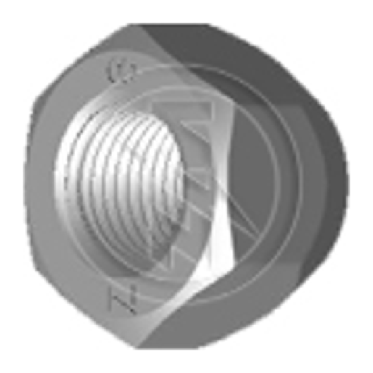 Kit 50 Porca da Roda M12-1,25 x CH21 x H16 - ZM - 29.012.76