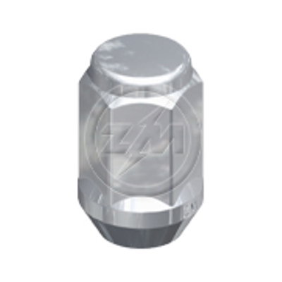 Kit 100 Porca da Roda 1/2"-20UNF x CH3/4" x H36 - ZM - 2910260