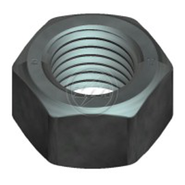 Kit 50 Porca Lâmina Trator 1''-8UNCxCH1,1/2"xH22,5 - ZM - 2911070