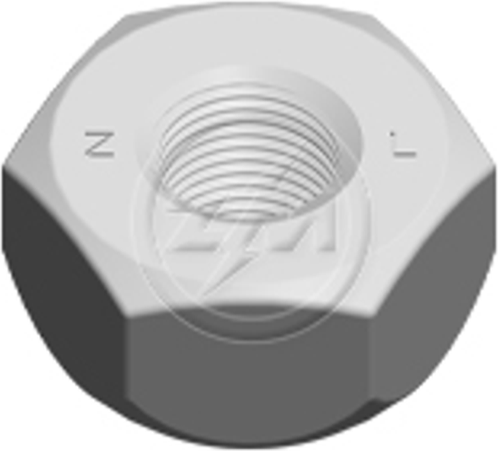 Kit 50 Porca da Roda 3/4"-16UNF x CH1,1/2" x H22,2 - ZM - 2930401