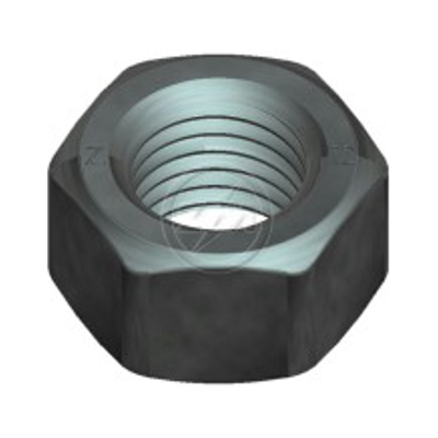 Kit 100 Porca Lâmina Trator 3/4''-10UNC x CH1,1/8" - ZM - 2934070