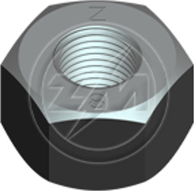 Porca da Roda 9/16"-18Unf X Ch1.1/16" X H22 Caixa com 50 Unidades para Agrale 1600 TX - ZM - 29.916.02
