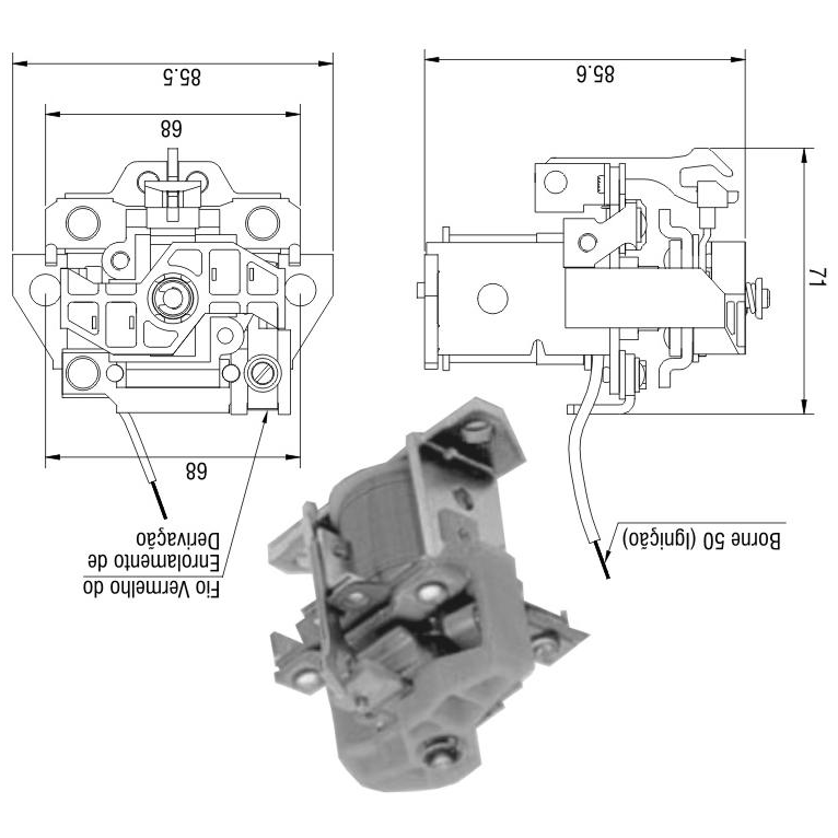 Relê de Comando - ZM - 2-901