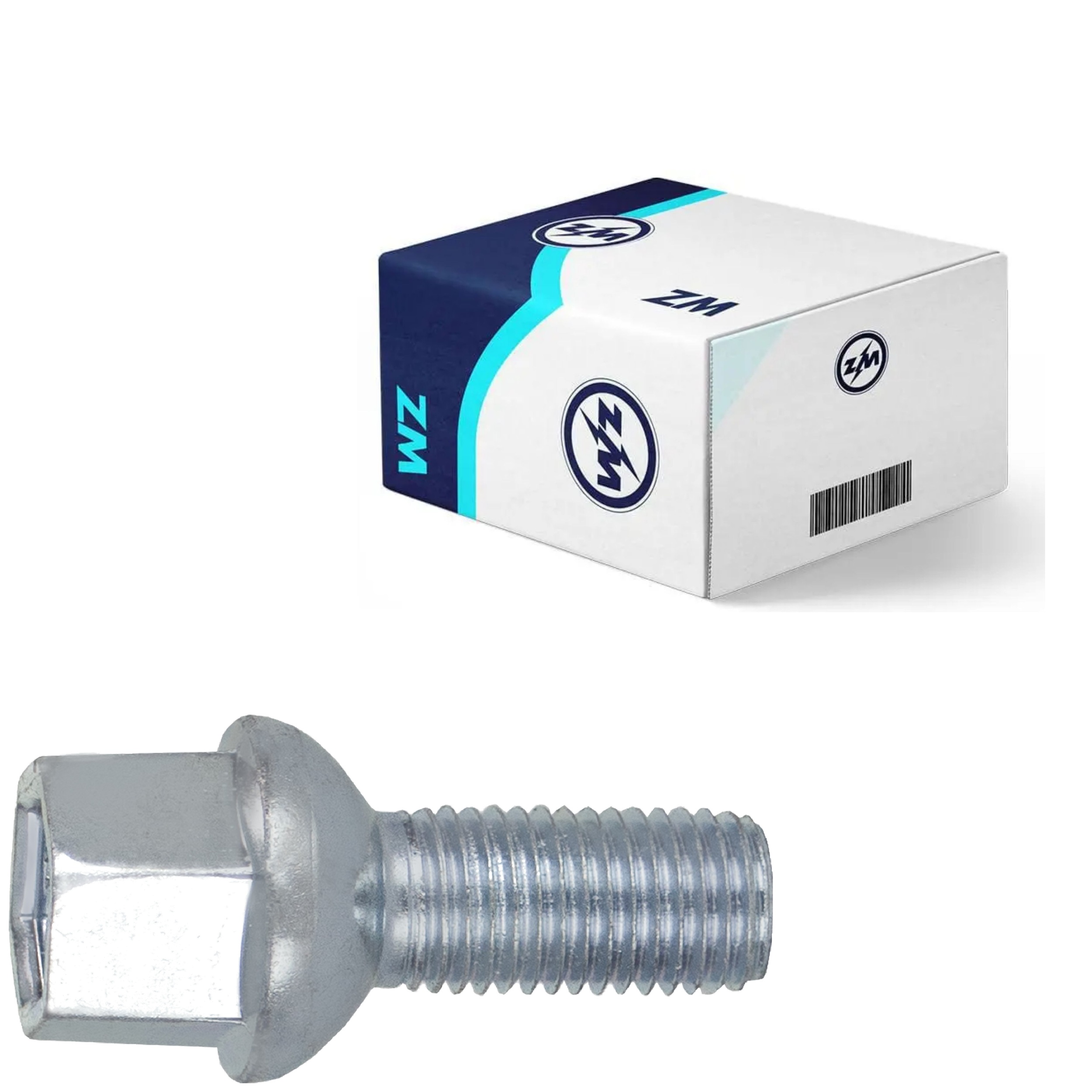 Kit 80 Parafuso de Roda M12-1,5 x 24/45 x CH17 - ZM - 3001200