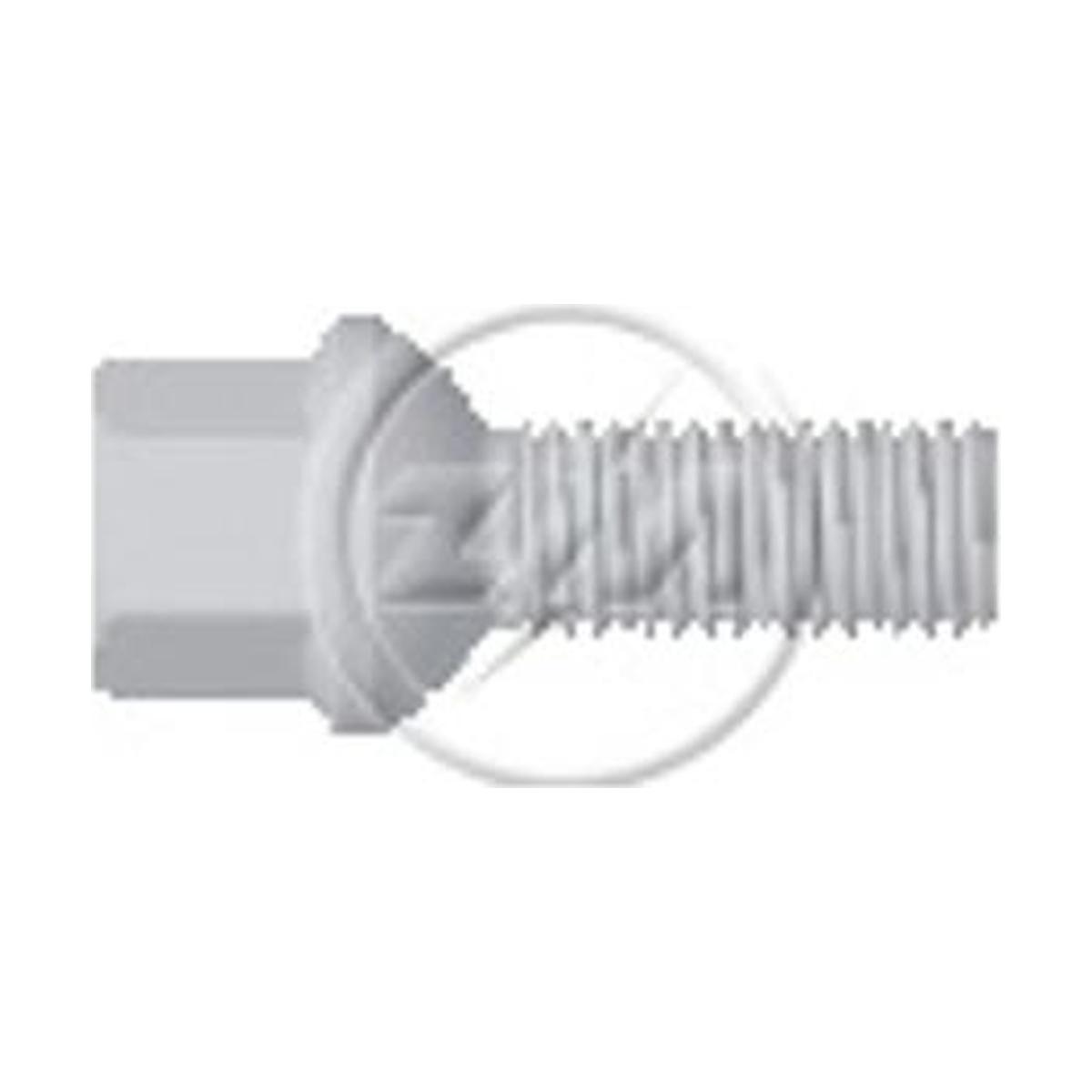 Parafuso de Roda M12-1,5 X 28/49 X Ch17 Caixa com 80 Unidades para Volkswagen Gol e Santana - ZM - 30.012.01
