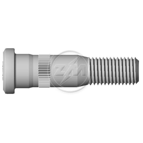 Parafuso de Roda M12-1,5 X 52,5/57,5 Caixa com 46 Unidades para Toyota Hilux - ZM - 30.012.21