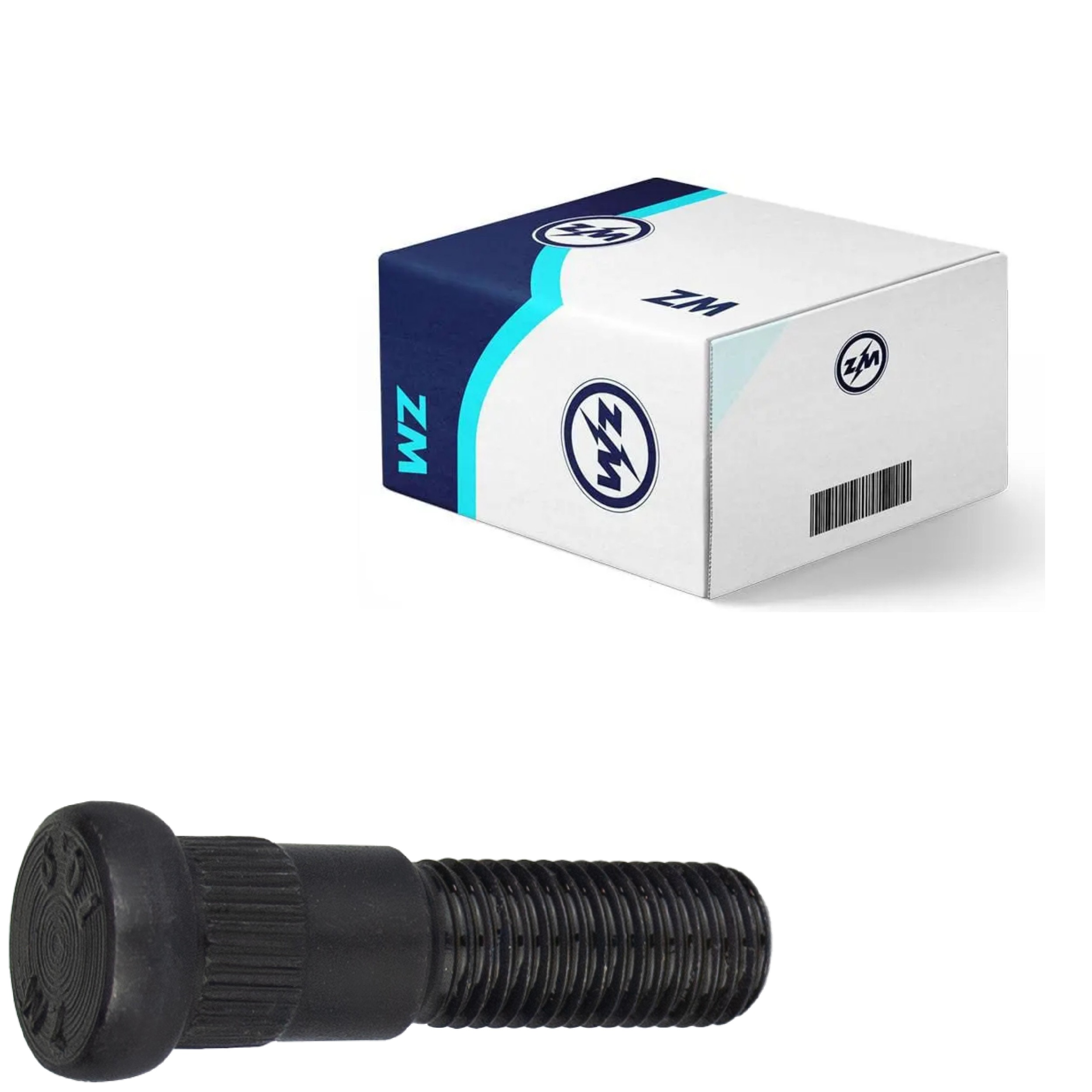 Parafuso de Roda M12-1,5 X 46/52 Caixa com 80 Unidades para Chevrolet D-20 e Silverado - ZM - 30.012.32