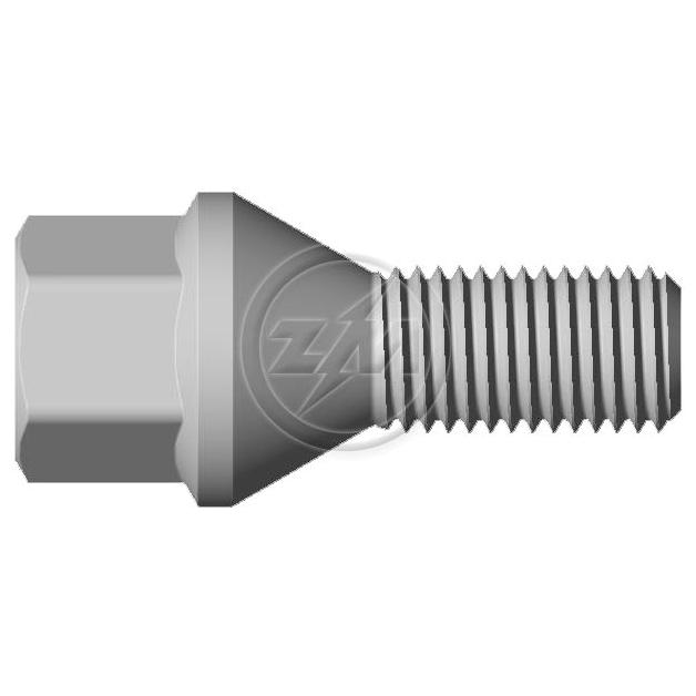 Kit 80 Parafuso de Roda M12-1,5 x 22/47,5 x CH17 - ZM - 3001233