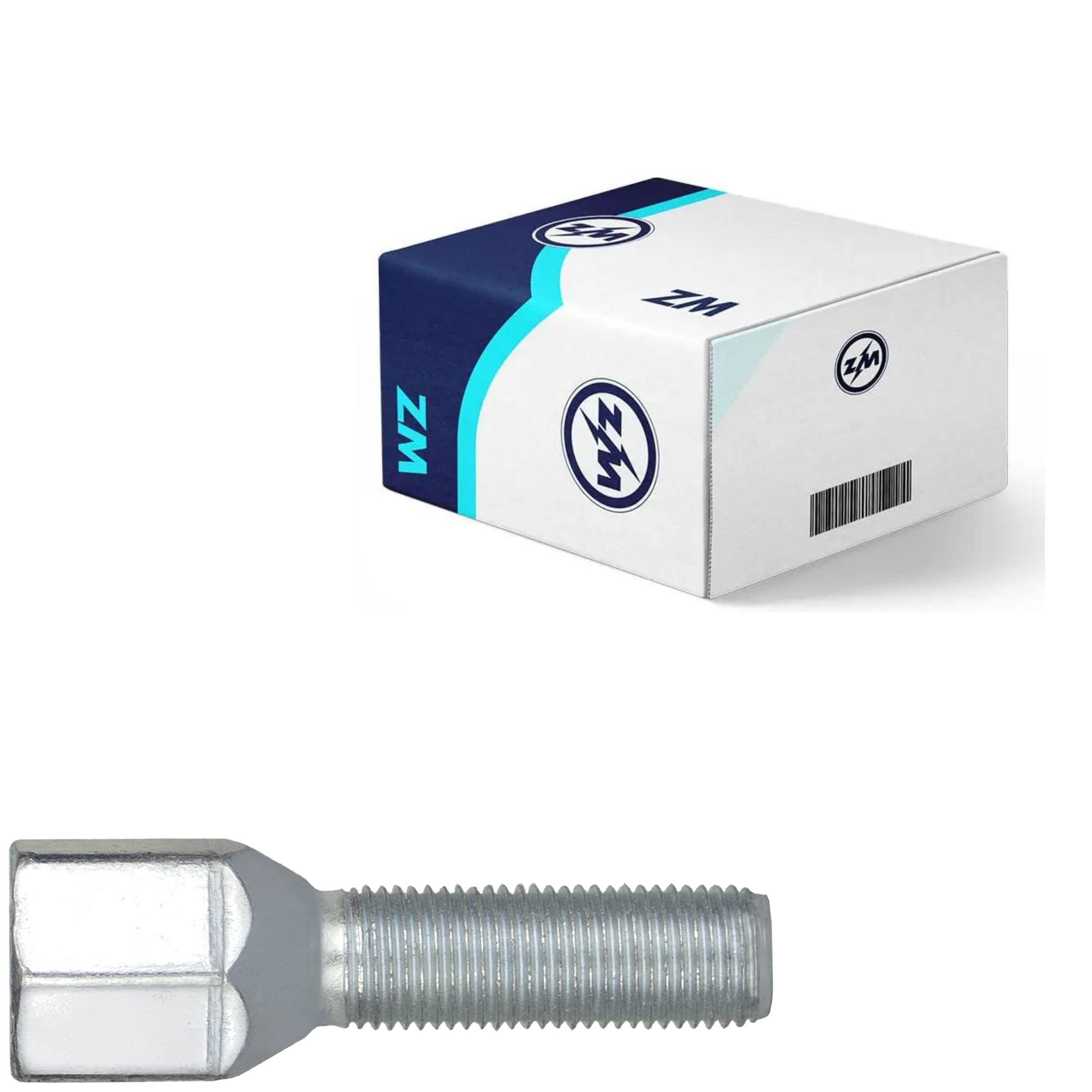 Kit 46 Parafuso de Roda M12-1,25 x 37/62 x CH19 - ZM - 3001242