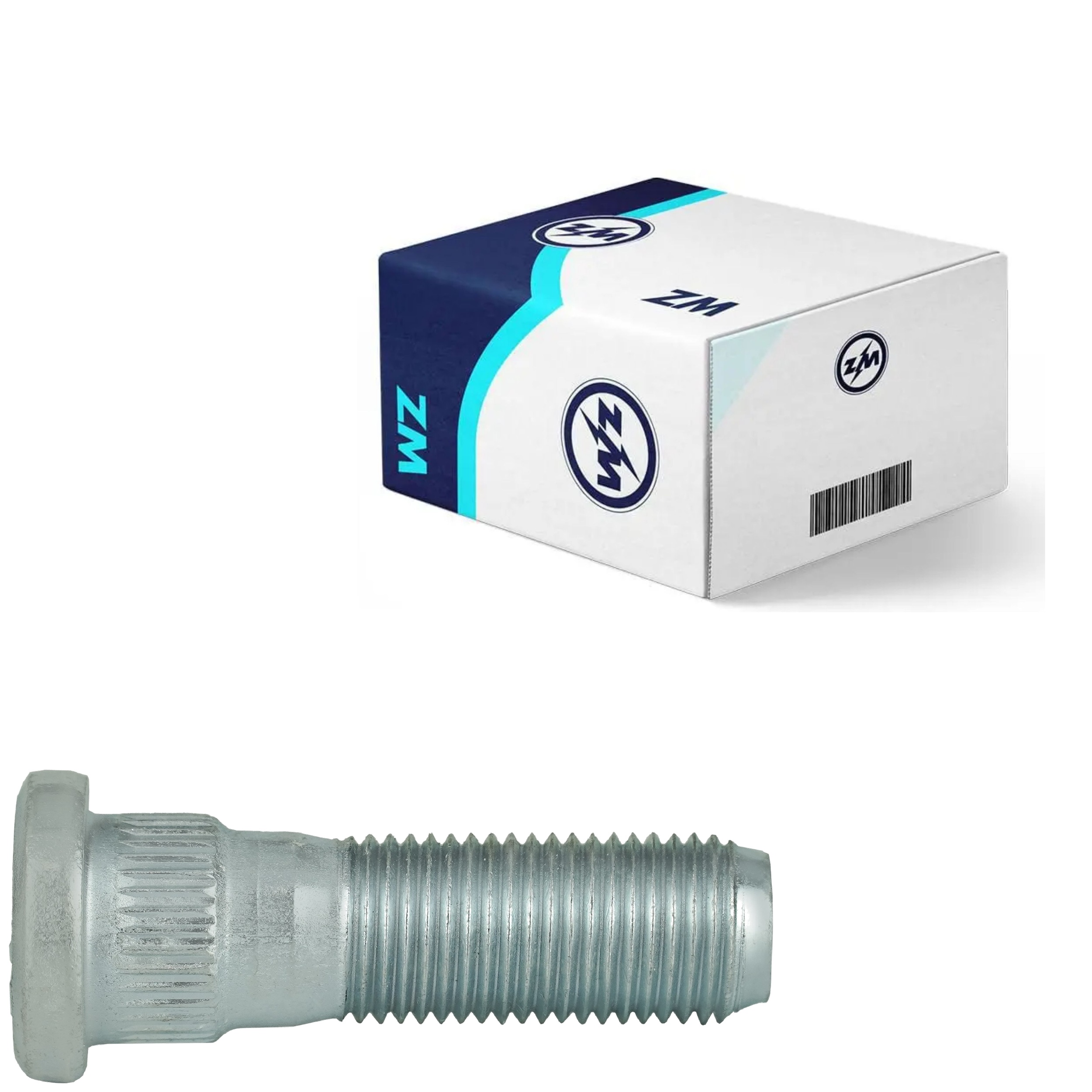 Parafuso de Roda M12-1,25 X 42/46,5 Caixa com 80 Unidades para Nissan Frontier - ZM - 30.012.77