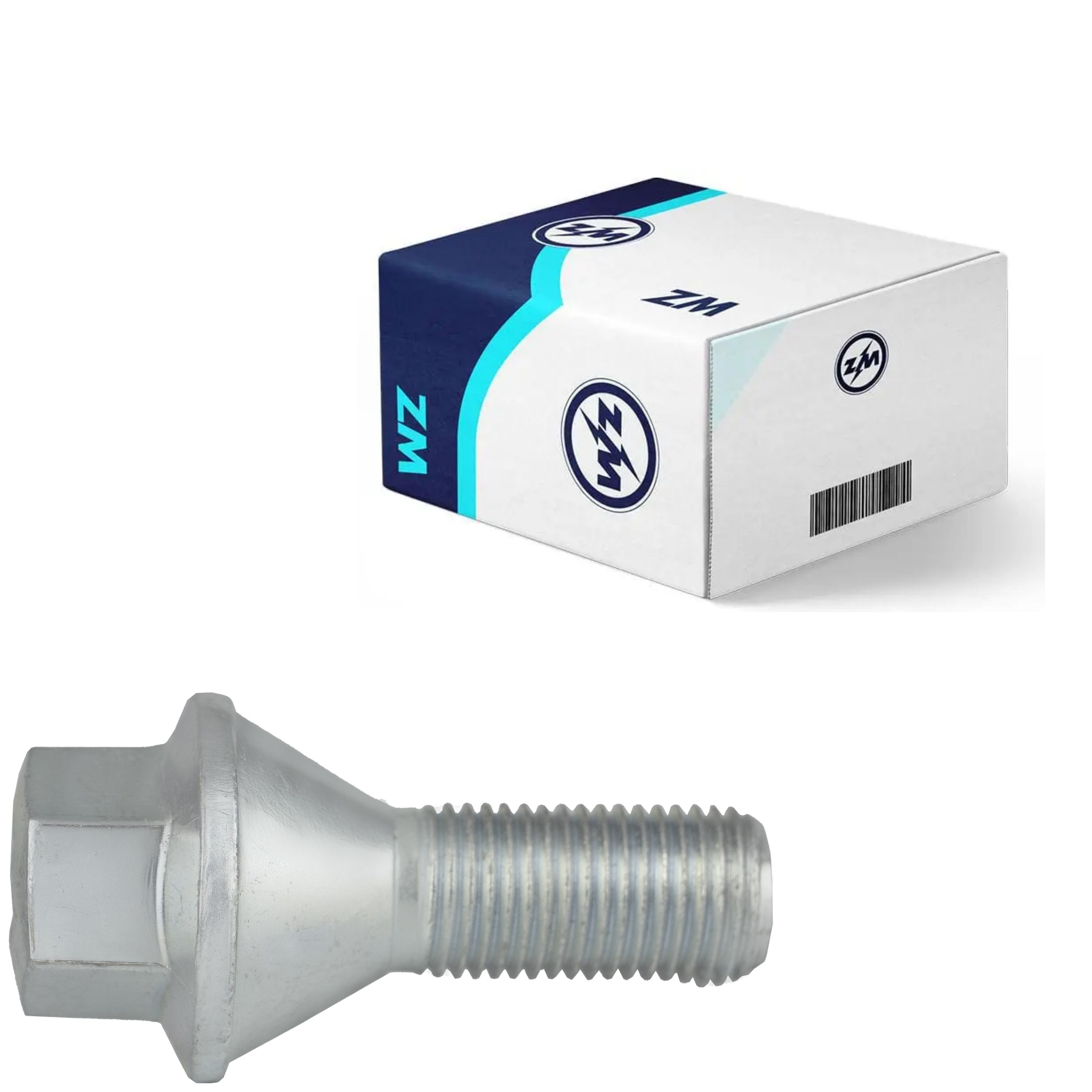 Parafuso de Roda M14-1.5 X 30/60 X Ch19 Caixa com 30 Unidades para Renault Master - ZM - 30.014.80