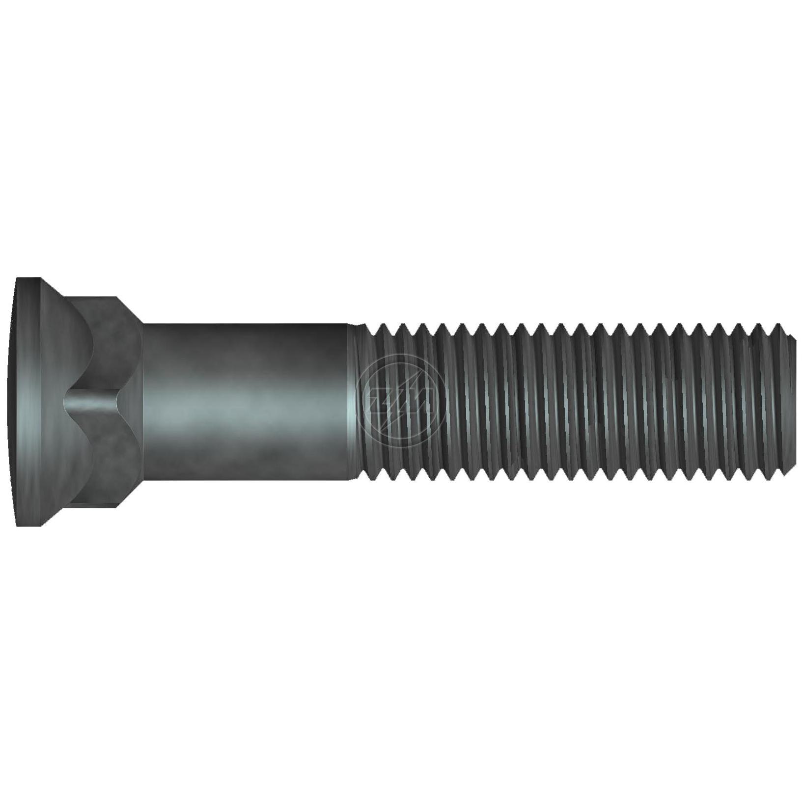 Kit 12 Parafuso da Lâmina do Trator 1"-8UNC x 5" - ZM - 3011078