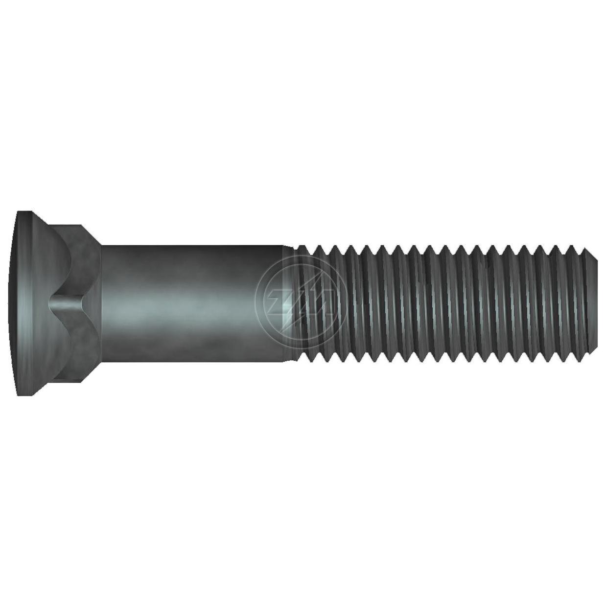 Kit 50 Parafuso Lâmina Trator 3/4"-10UNC x 3,3/4" - ZM - 3034074